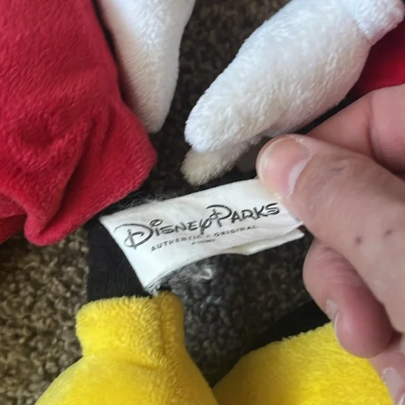 Disney Parks Mickey and Minnie Mouse Plush Set Stuffed Animals Vintage - Picture 3 of 7